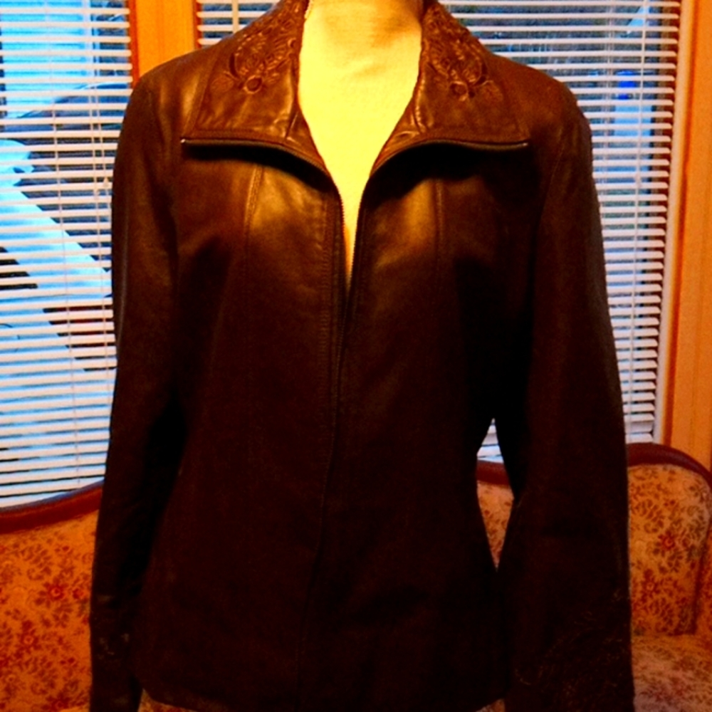 Leather jacket